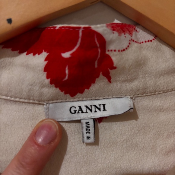 Ganni Silk Blouse - Picture 2 of 3